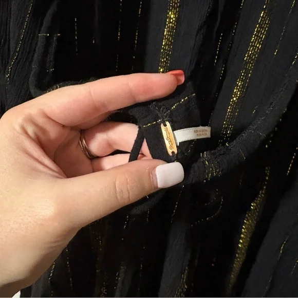 Free People Huxley Gauzy Maxi Dress Endless Summer L - Picture 5 of 7